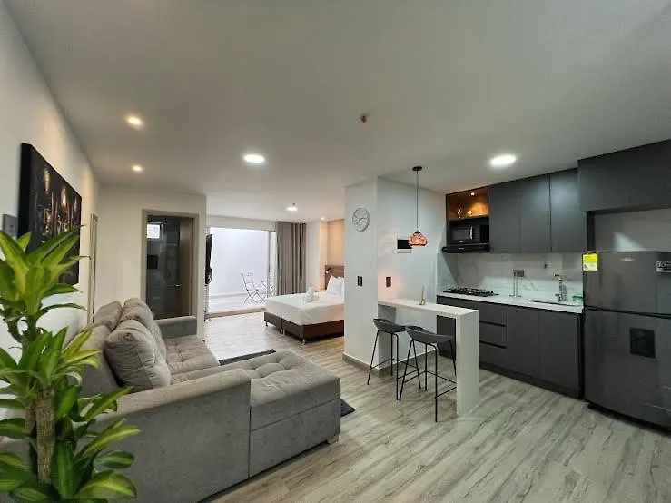 公寓 麦德林Torre Zurich Luxury公寓